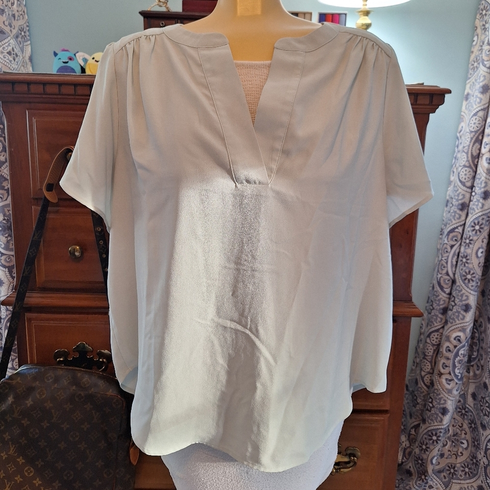 Ann Taylor Green Blouse